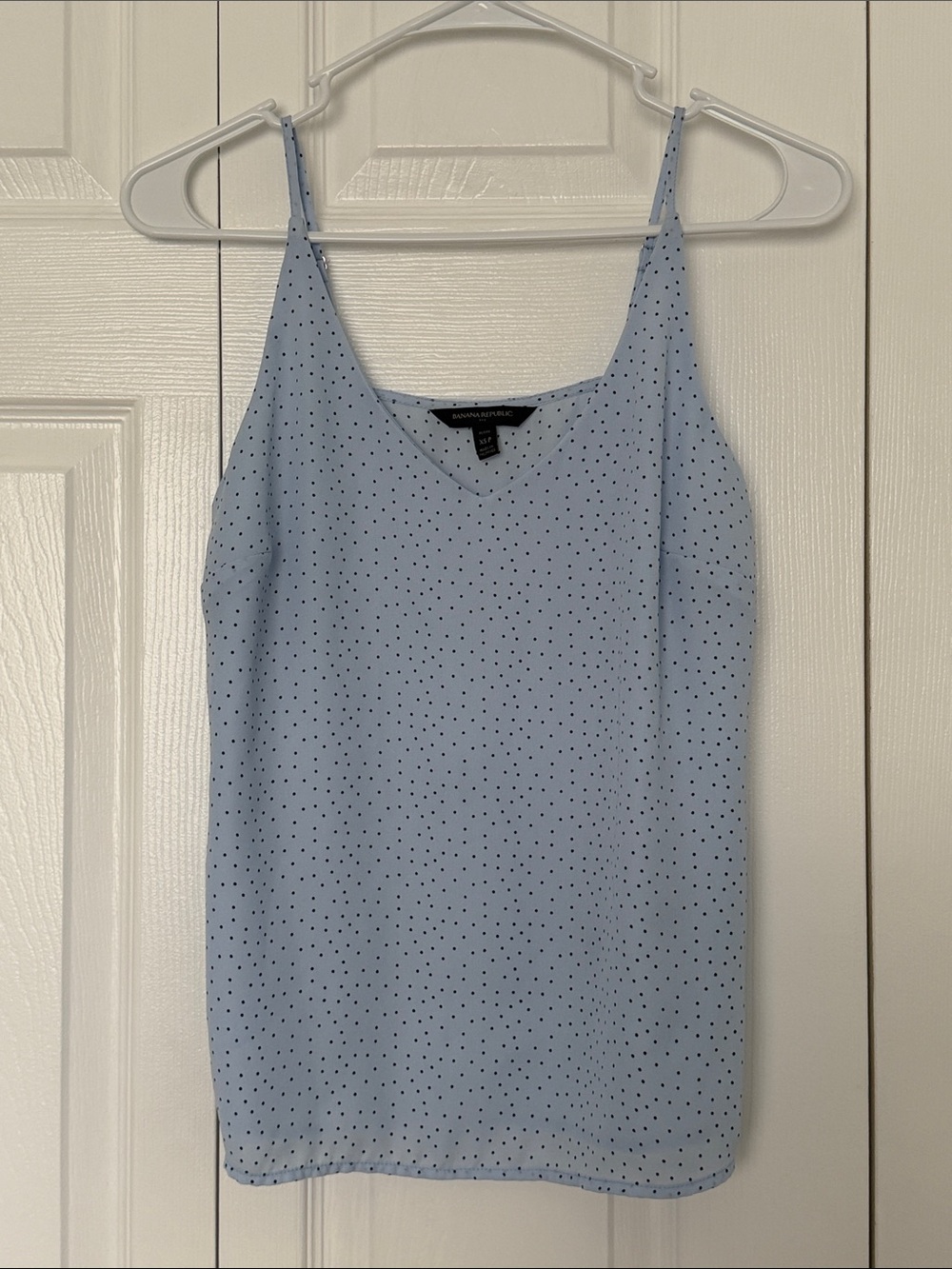 Banana Republic Baby Blue Polka Dot Camisole